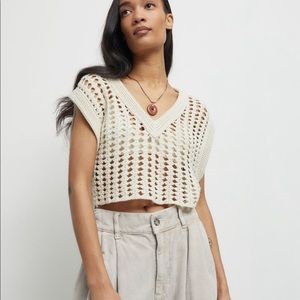Urban Outfitters BDG Leigh Cropped Sweater Vest